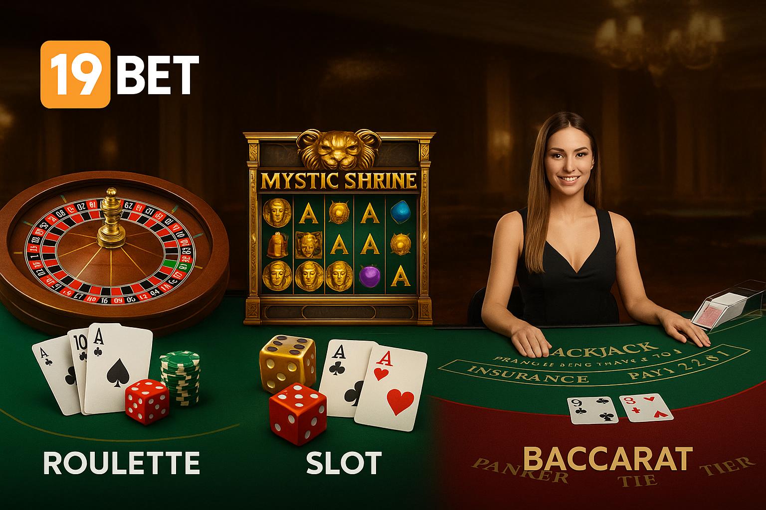 Jogos de cassino online inovadores e emocionantes na 19BET