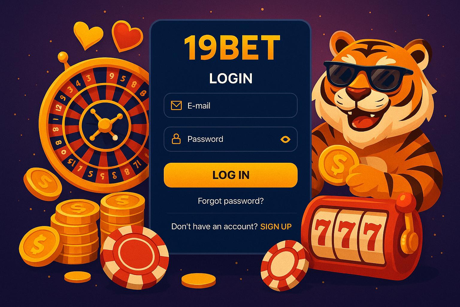 Login no Cassino 19BET